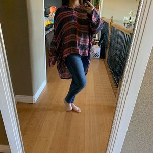 Free People plaid top